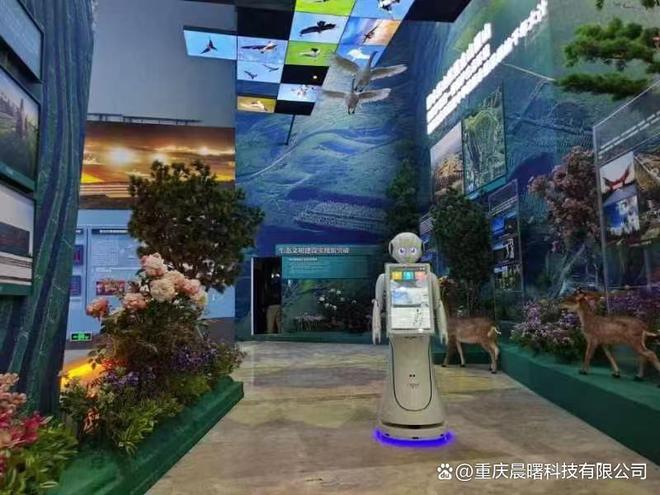 博鱼官方登录入口博物馆大厅欢迎机械人(图1)